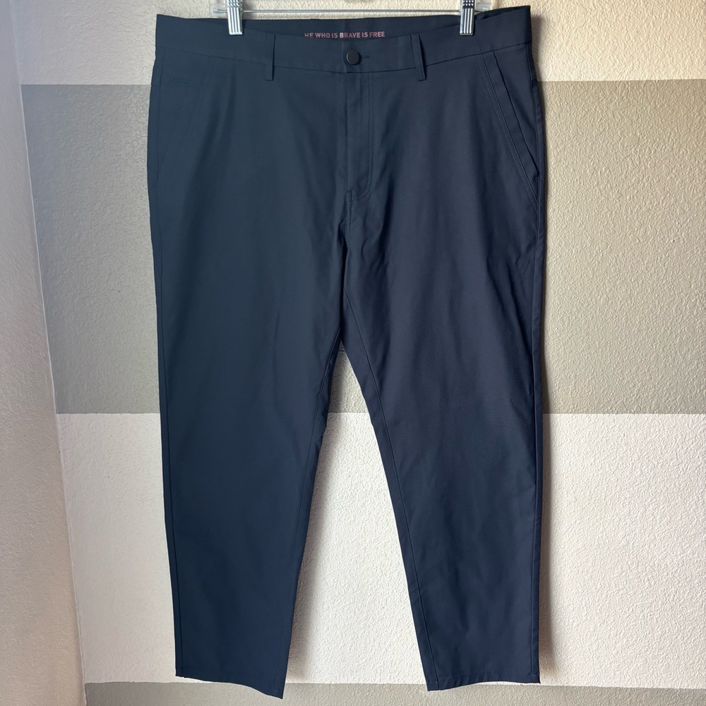 Marcus Pierce Men’s 36 x 28 Navy Blue Renegade Tech Pants Zip Rear Pockets